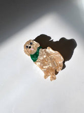 Load image into Gallery viewer, Hand-painted Golden Doodle Dog Claw Hair Clip | Eco-Friendly: Apricot