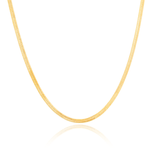 Load image into Gallery viewer, Florence Herringbone Necklace: Gold