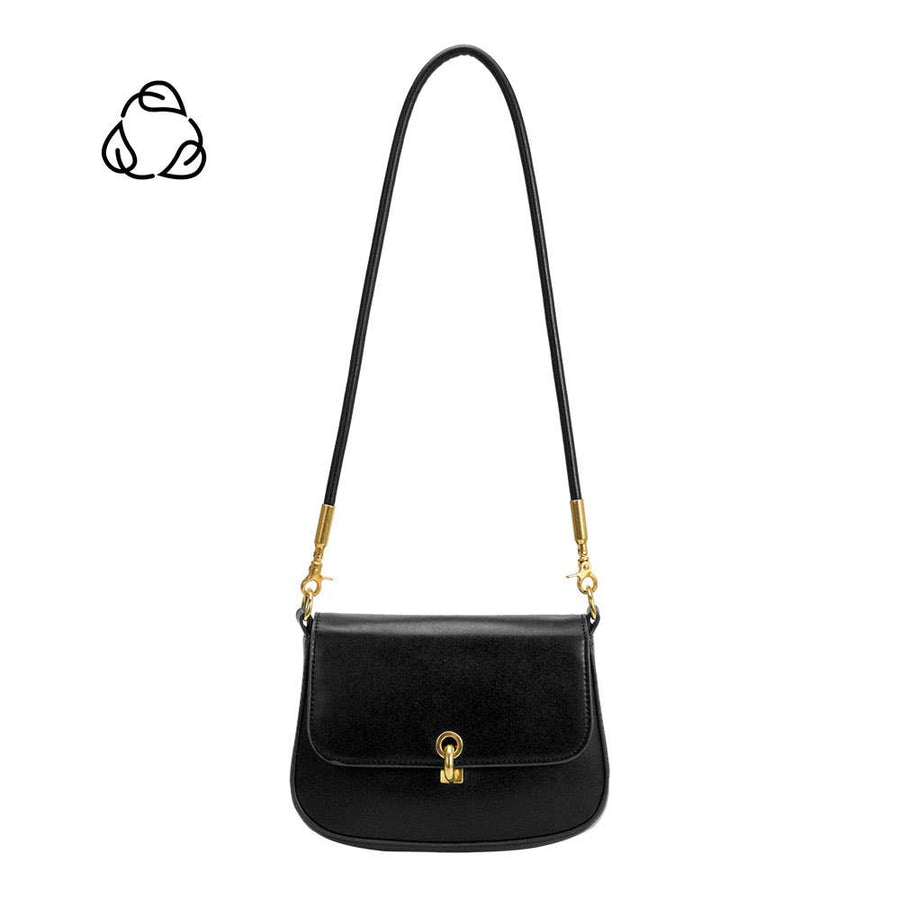 Patricia Recycled Vegan Small Shoulder Bag in Black