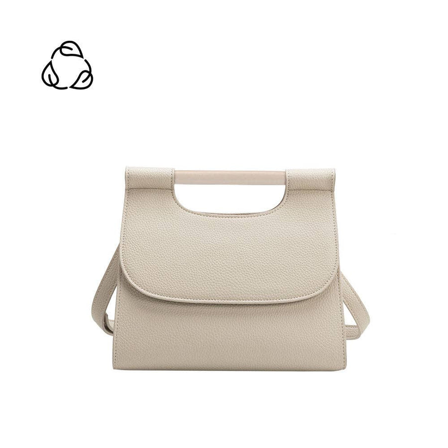 Nancy Recycled Vegan Crossbody Bag in Bone