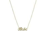 Gold Babe Necklace