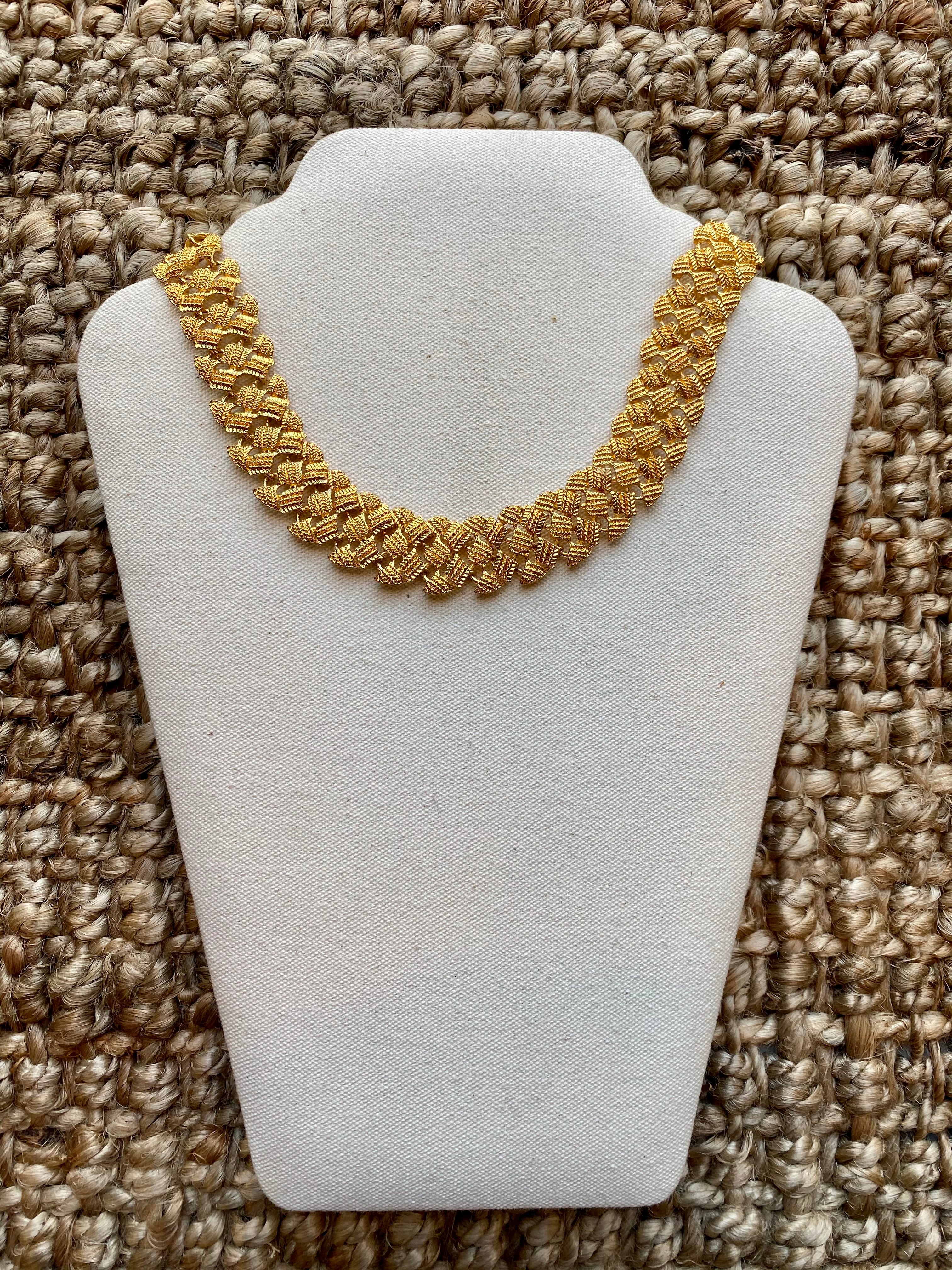 Gold Statement Necklace