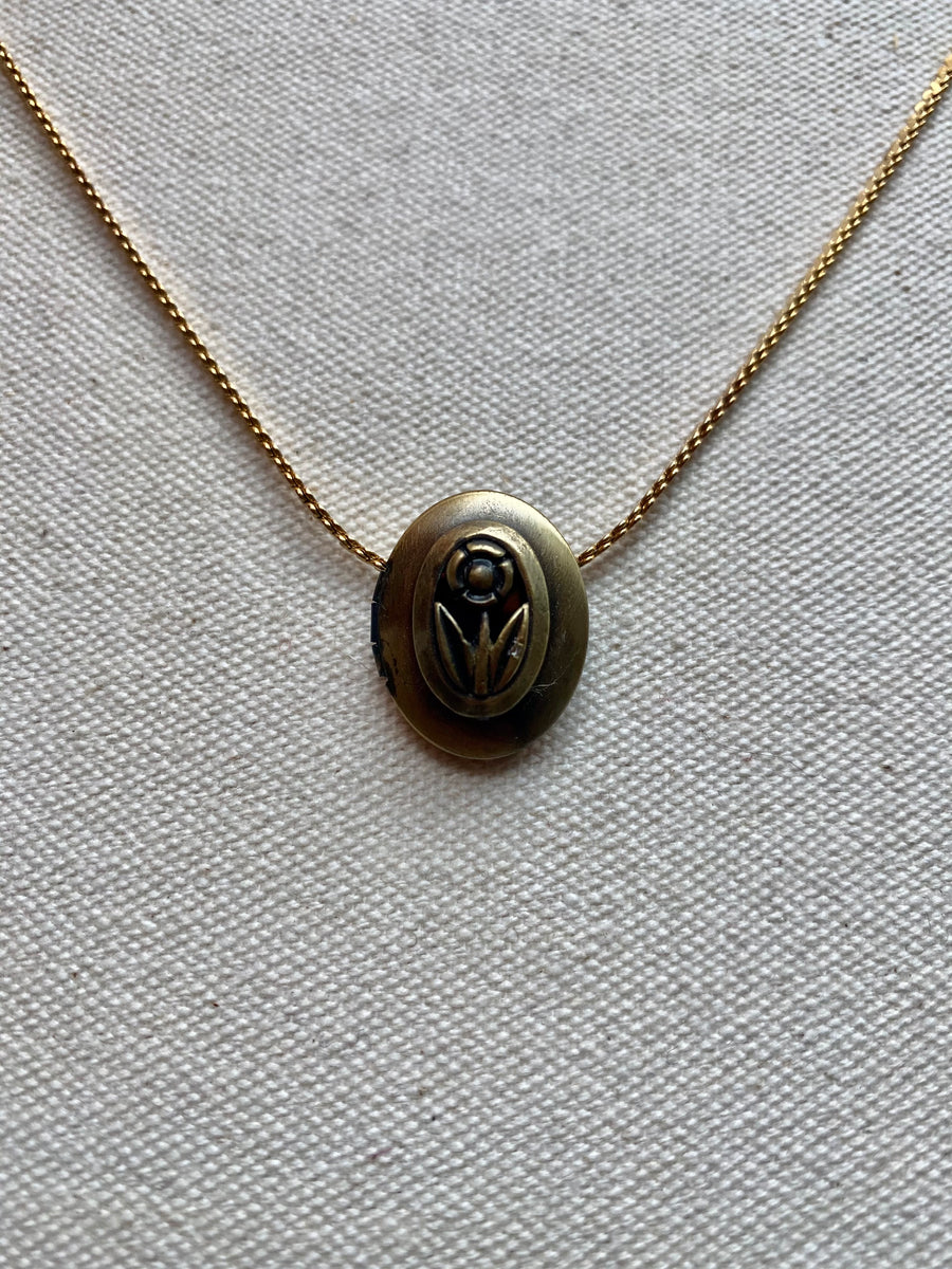 Raised Rose Locket