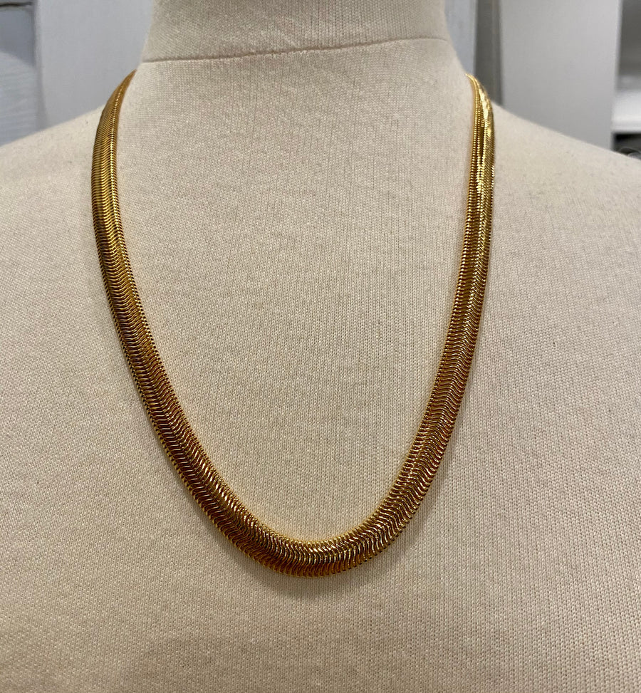 Oversized Herringbone Necklace