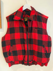 Buffalo Plaid Vest, 1990's