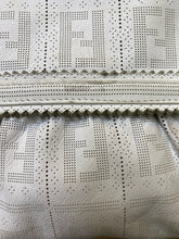 Load image into Gallery viewer, Fendi, Chef Flap Bag Perforated Zucca Leather Handbag, 3