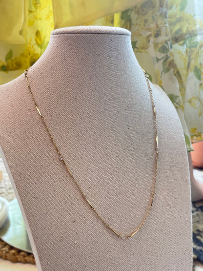 Gold Plated Crystal Necklace