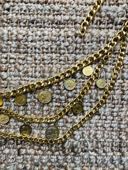 Chain & Coin Belt, 1970's