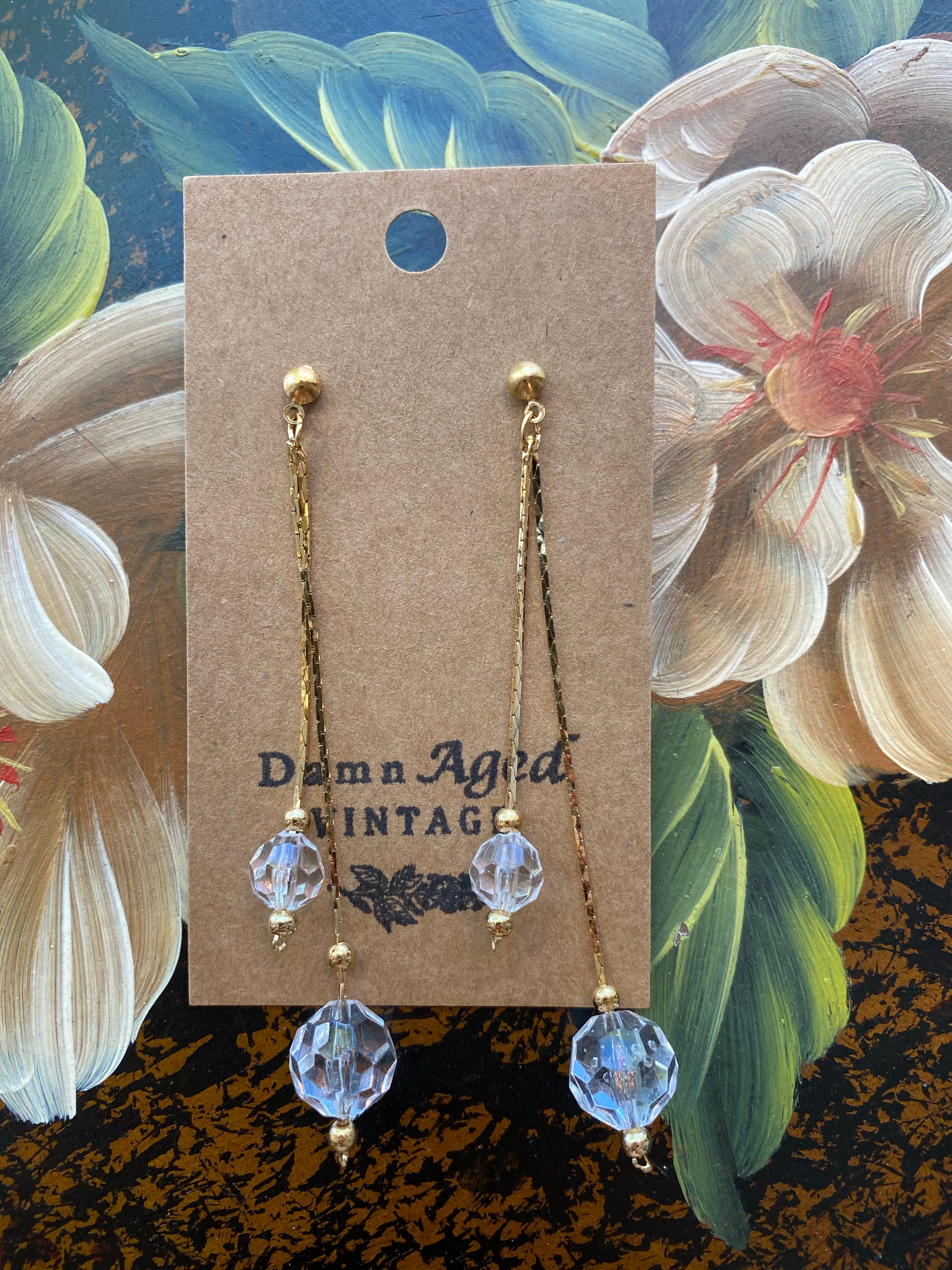 Crystal Drop Dangle Earrings