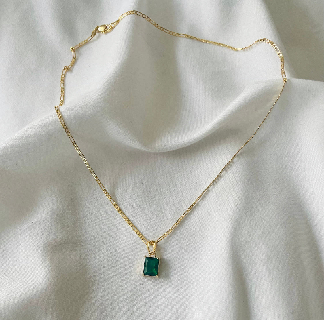 Emerald Stone Necklace