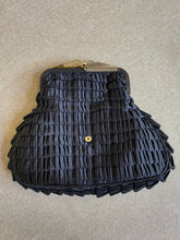 Load image into Gallery viewer, Fendi, Rhinestone Black Satin Clutch, 8