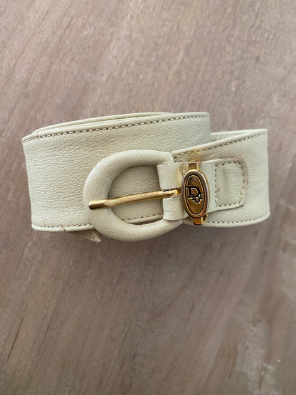 1980’s Dior soft leather leather belt