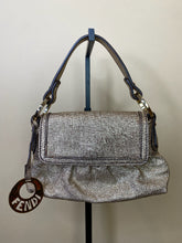 Load image into Gallery viewer, Fendi, Metallic Nappa Mini Chef Shoulder Bag Gold, 26