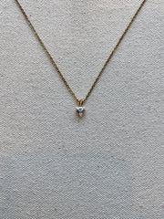 Triangle Diamond Necklace