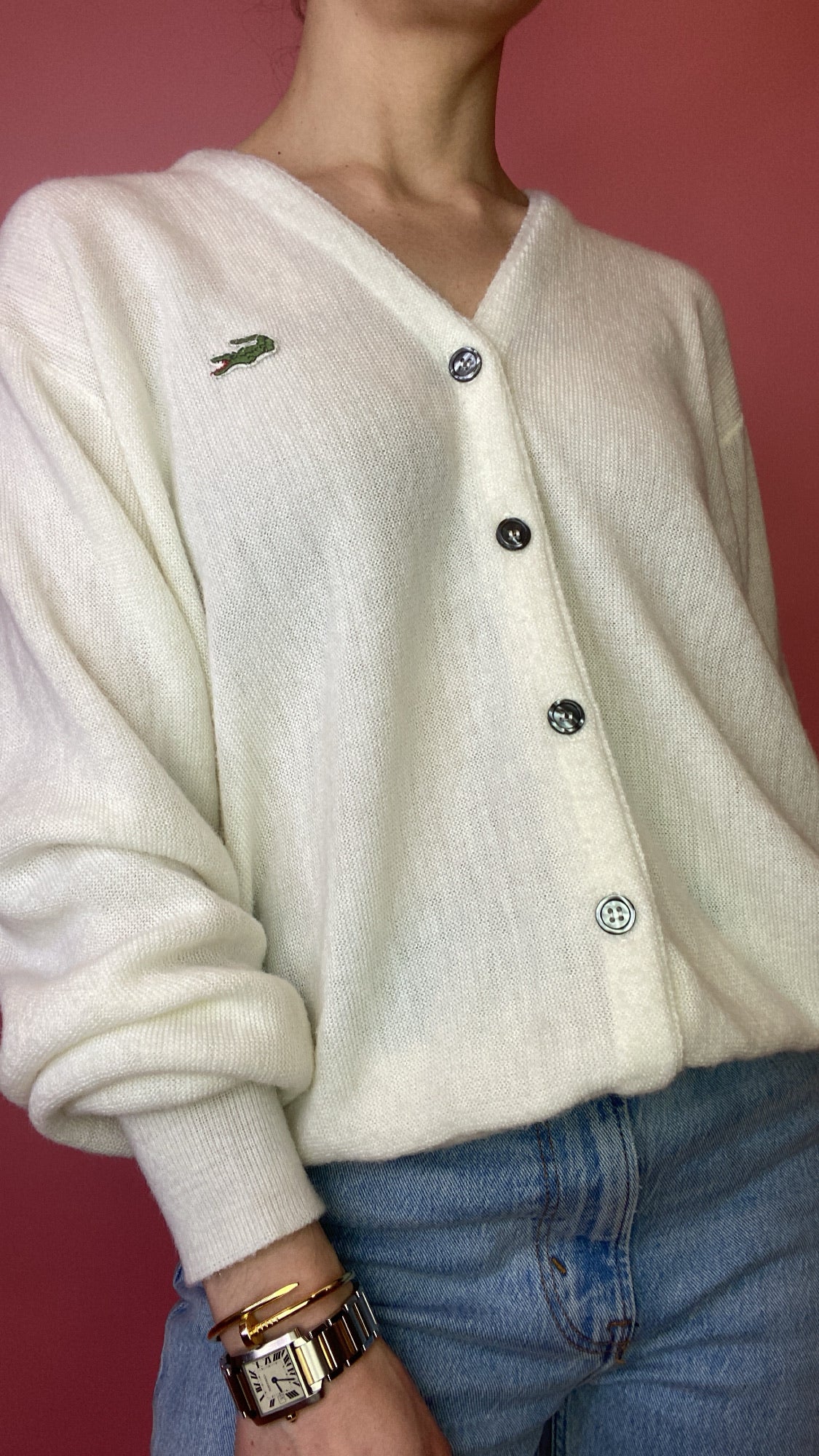 Lacoste cardigan clearance vintage