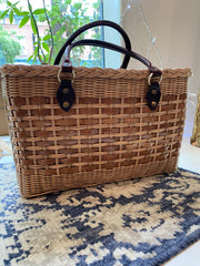 Wicker Picnic Basket, 1960's