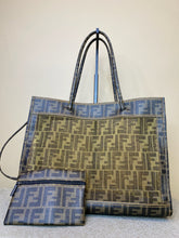 Load image into Gallery viewer, Fendi, Brown Zucca Mesh Tote, 24