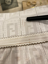 Load image into Gallery viewer, Fendi, Chef Flap Bag Perforated Zucca Leather Handbag, 3