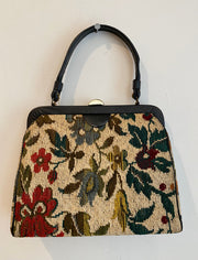 Floral Top Handle Bag