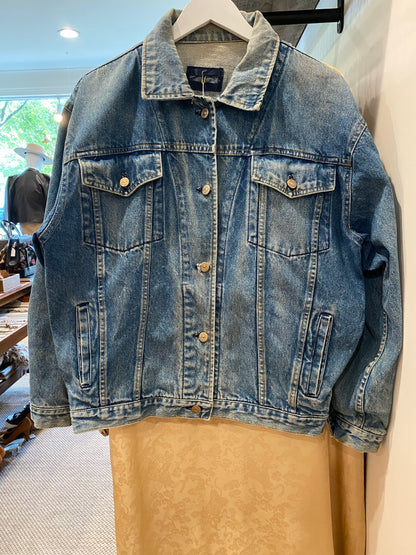 Distressed Denim Jacket, 1990s