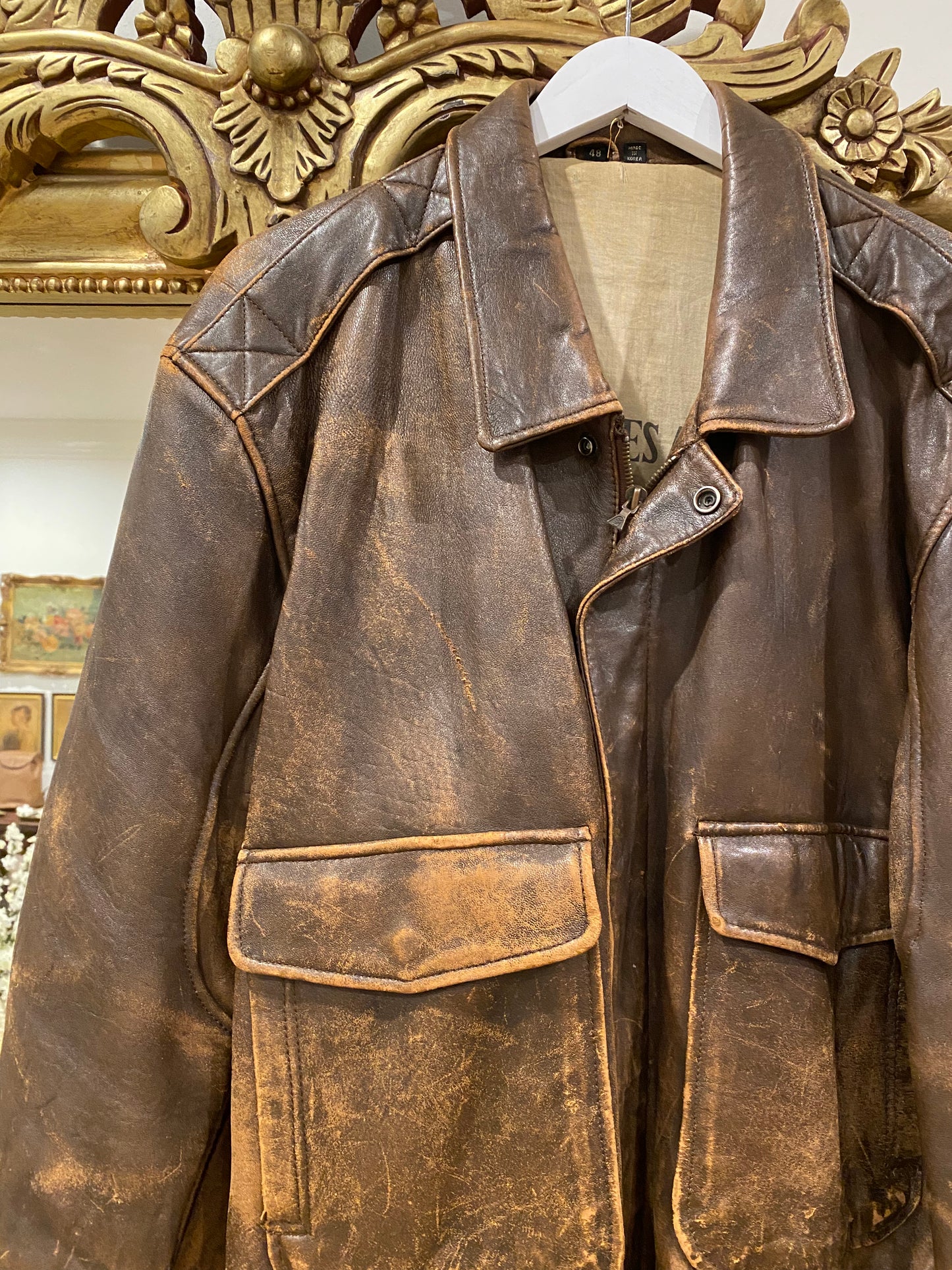 Vintage Leather Jacket, 1970’s