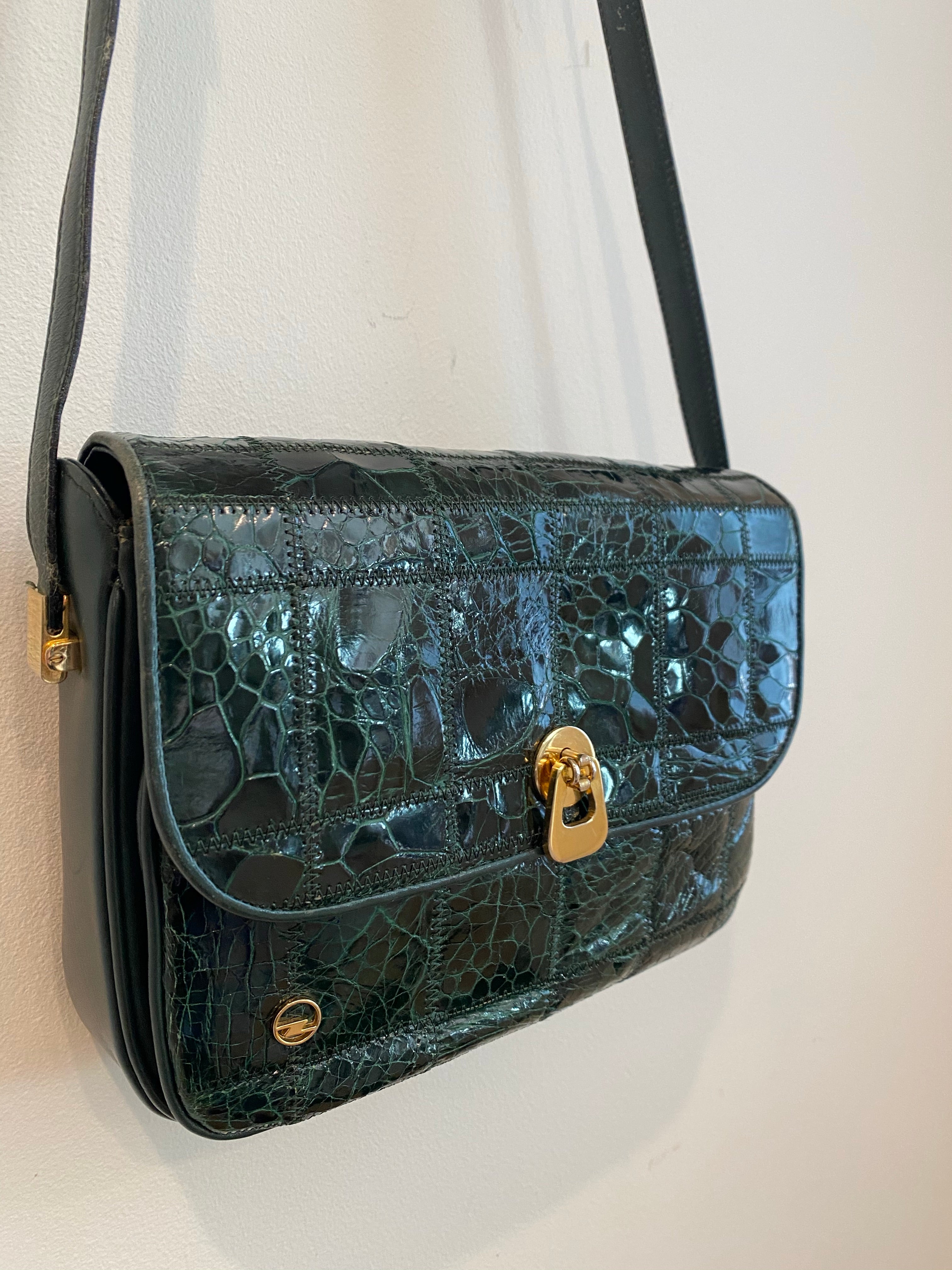 Green Leather Handbag