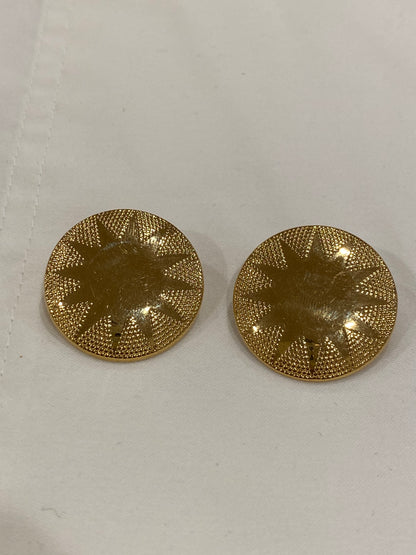 1970's Gladiator Shield Earrings