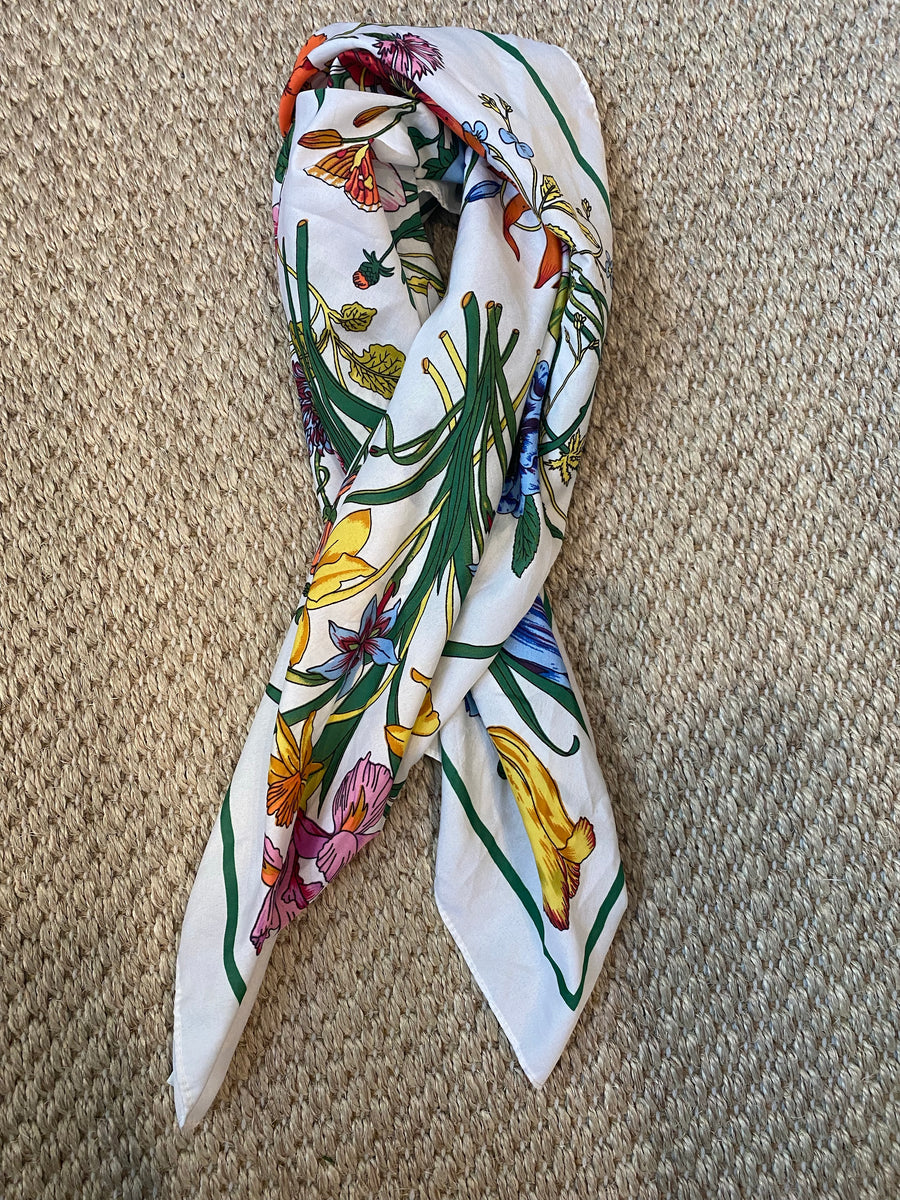 Summer Floral Scarf