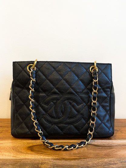 Chanel Caviar Quilted Petit Timeless Tote