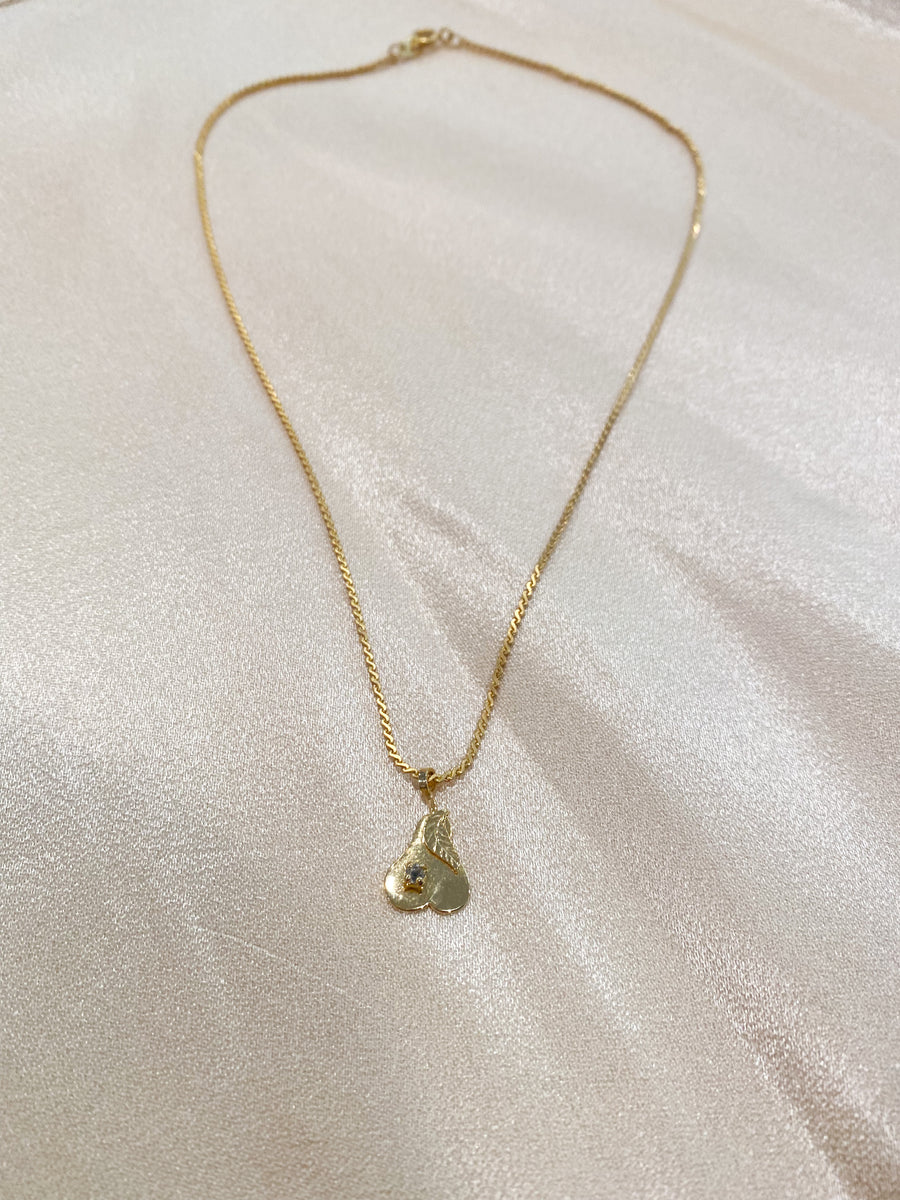 Tiny Pear Necklace