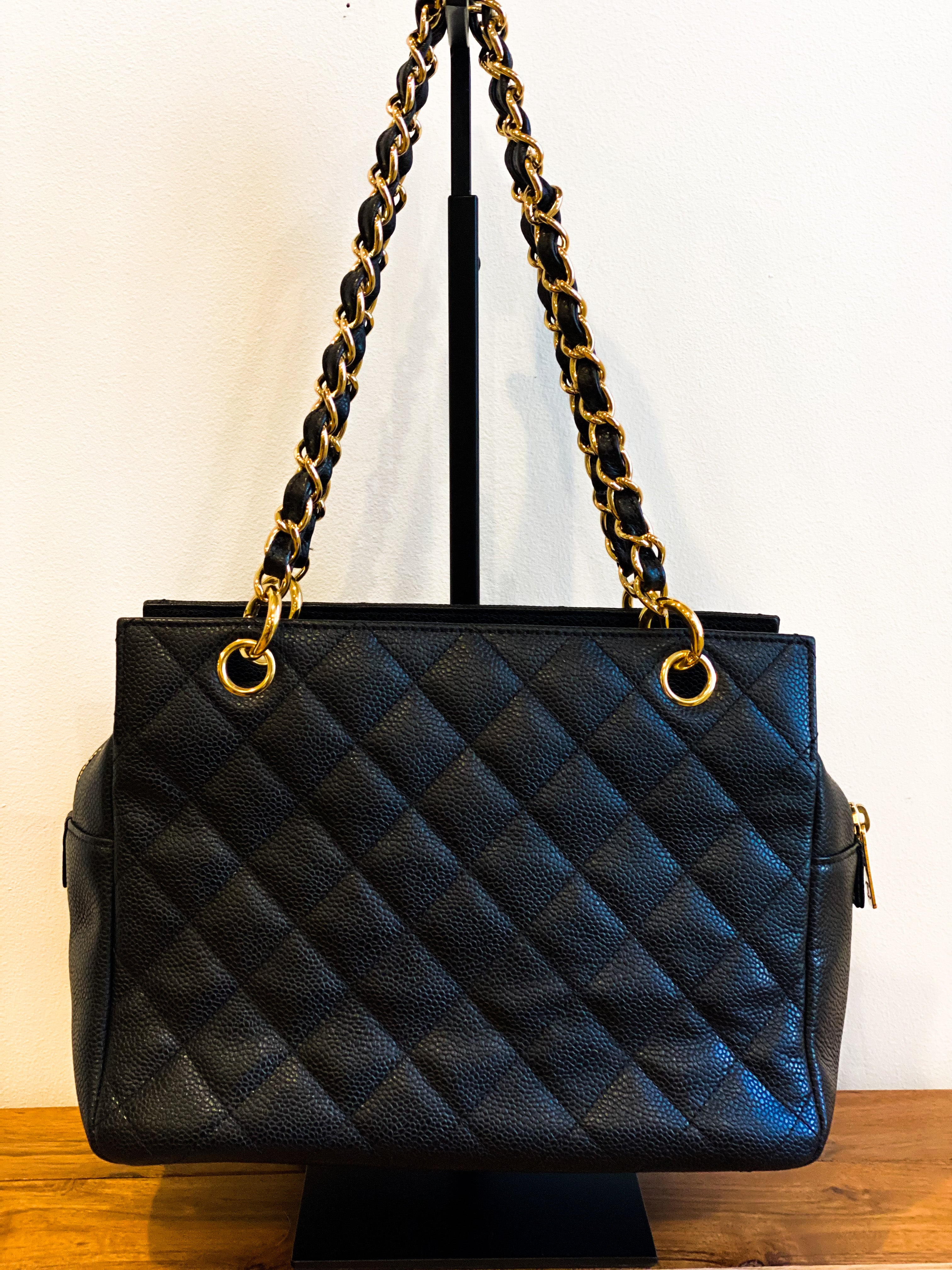 Chanel Caviar Quilted Petit Timeless Tote