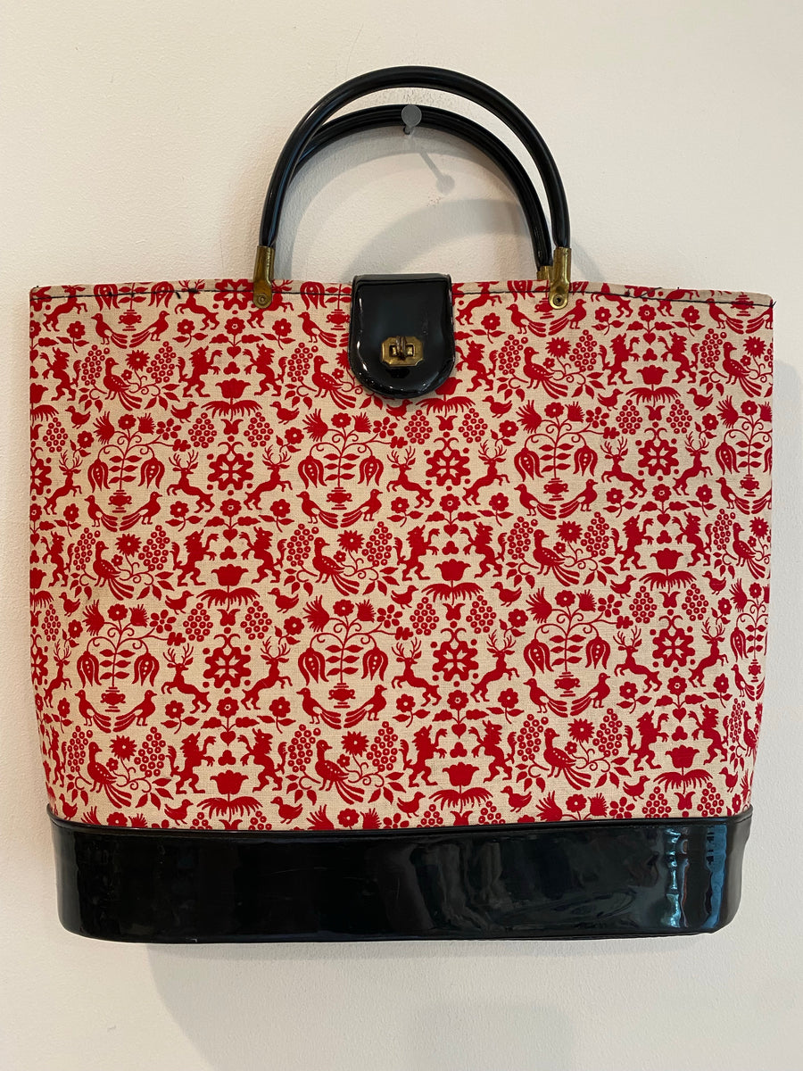 Printed Tote, 1950's