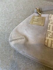 Fendi, Zucchino Suede Pochette, 21