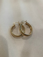 14k Gold Hoops