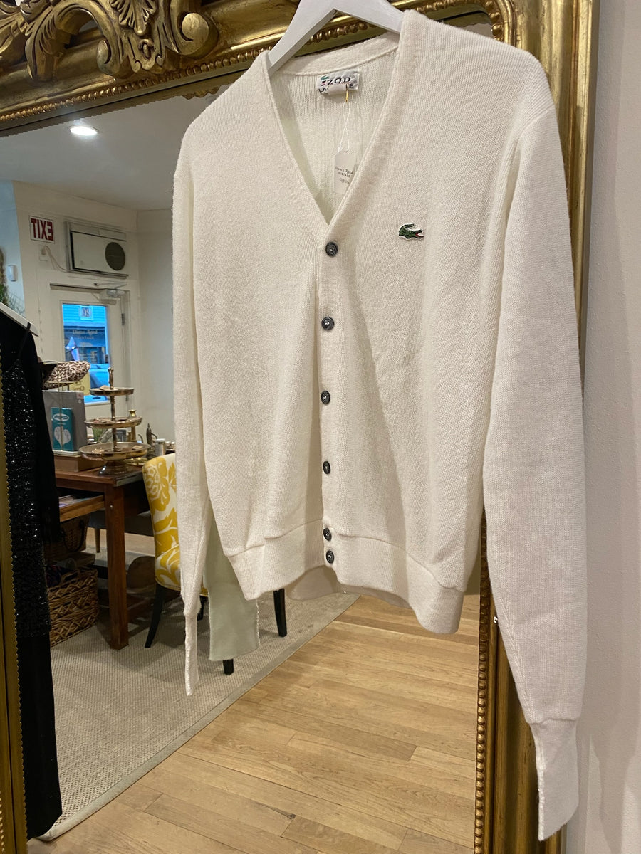 Vintage Lacoste Cardigan, 1970's