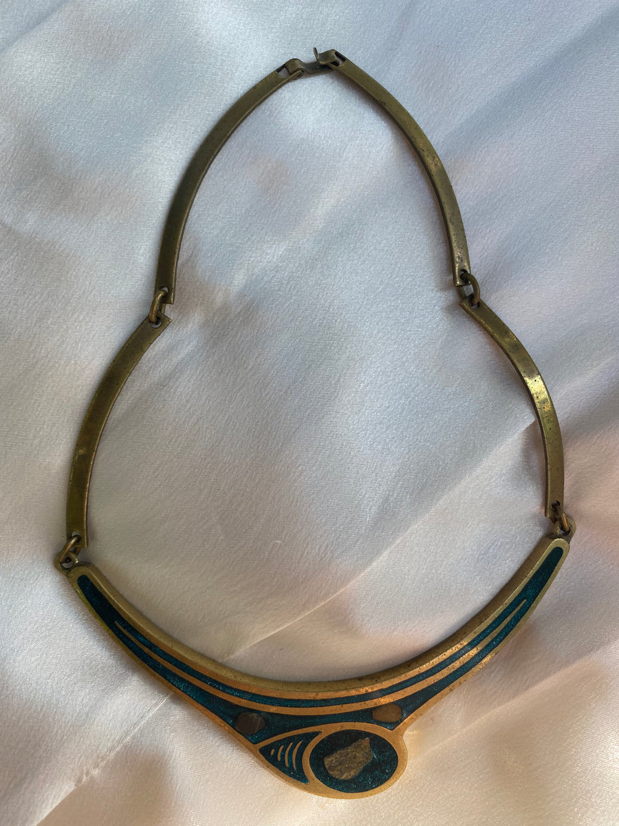 Vintage Brass Choker