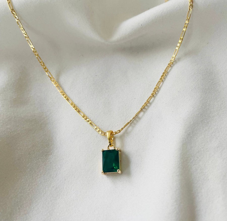 Emerald Stone Necklace