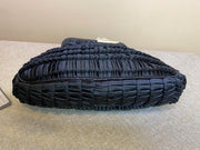 Fendi, Rhinestone Black Satin Clutch, 8