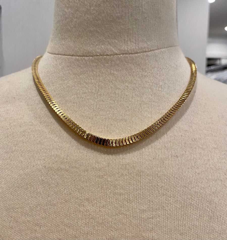 Seeing Triple Herringbone Necklace