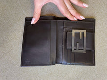 Load image into Gallery viewer, Fendi, Zucchino FF Logo Compact Wallet, 35