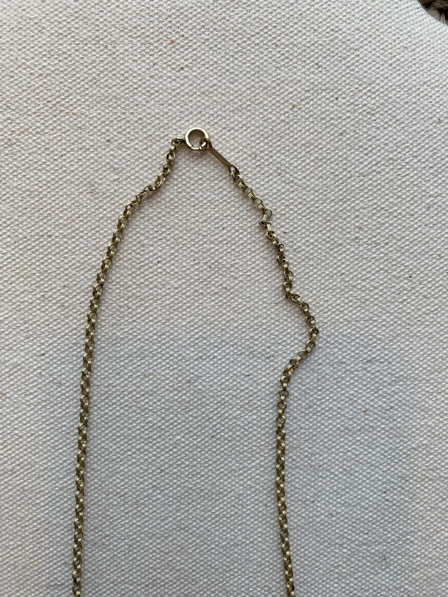 Fleur De Lis Drop Necklace, 1940's