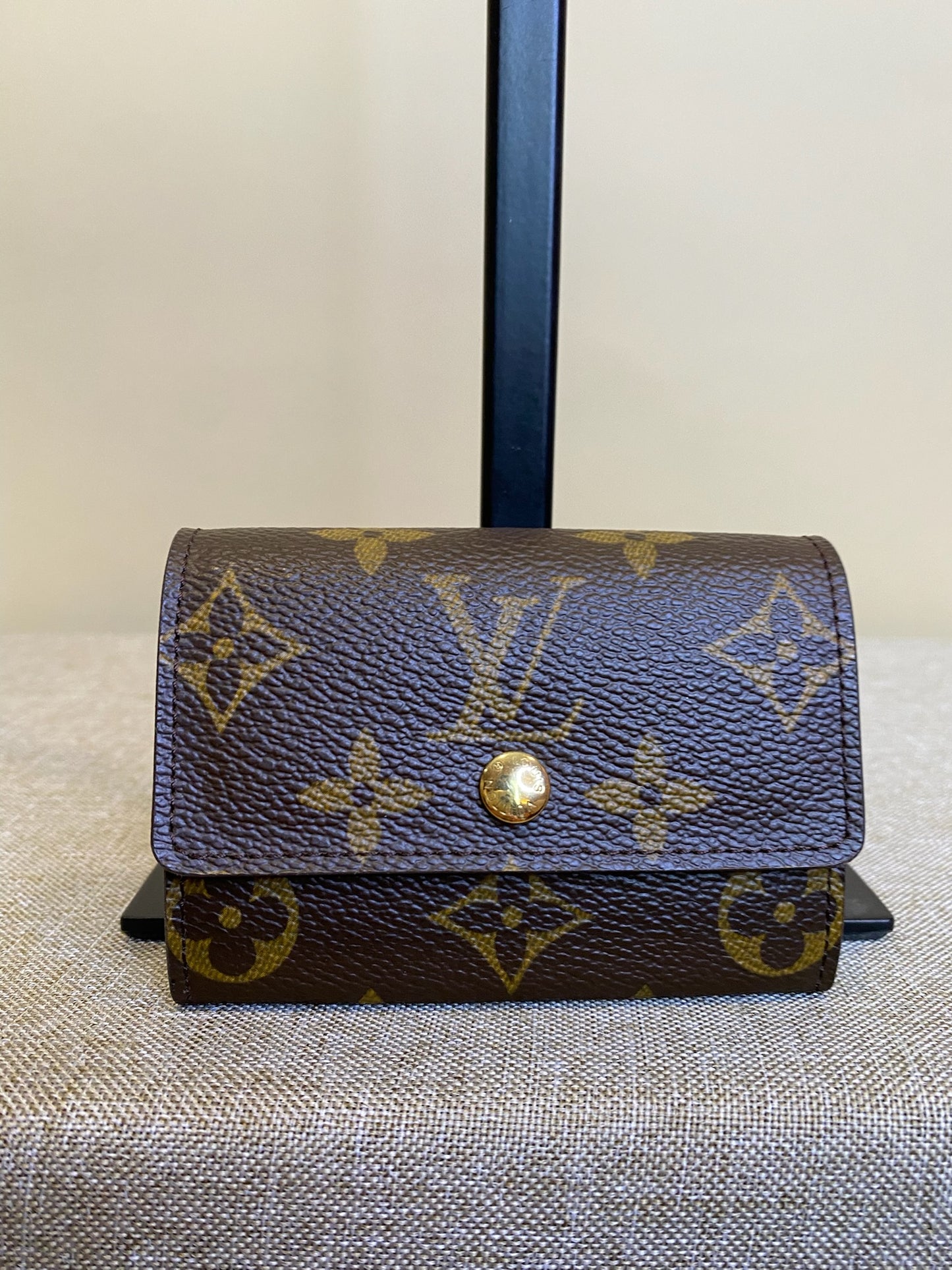 Authentic LV Louis Vuitton Monogram Compact Card Small Wallet