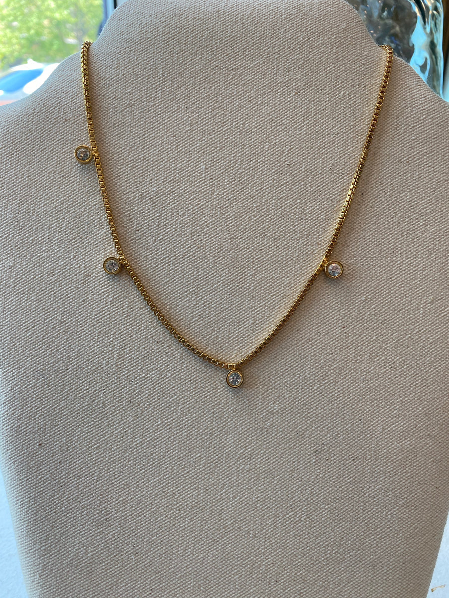 Asymmetrical Sparkle Chain