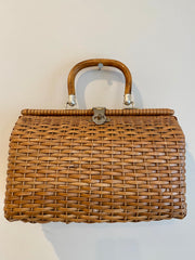 Wicker Basket Handbag