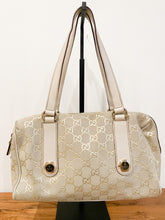 Load image into Gallery viewer, Gucci, Boston Bag Suede Leather Bag, 22