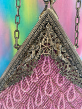 Load image into Gallery viewer, 1920’s pink beaded purse with cherubs