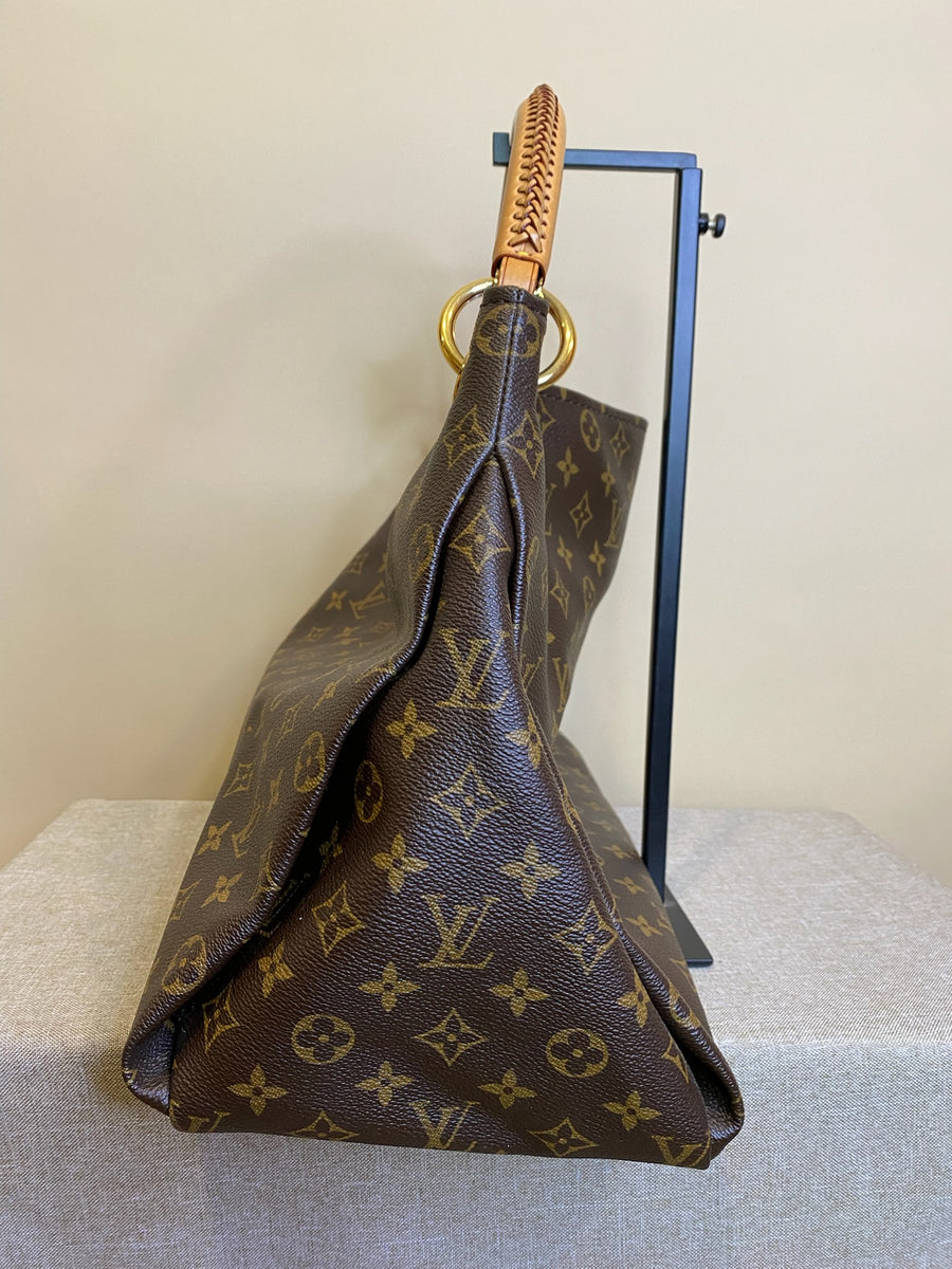 Louis Vuitton Artsy Monogram tote MM with braided handle, 13