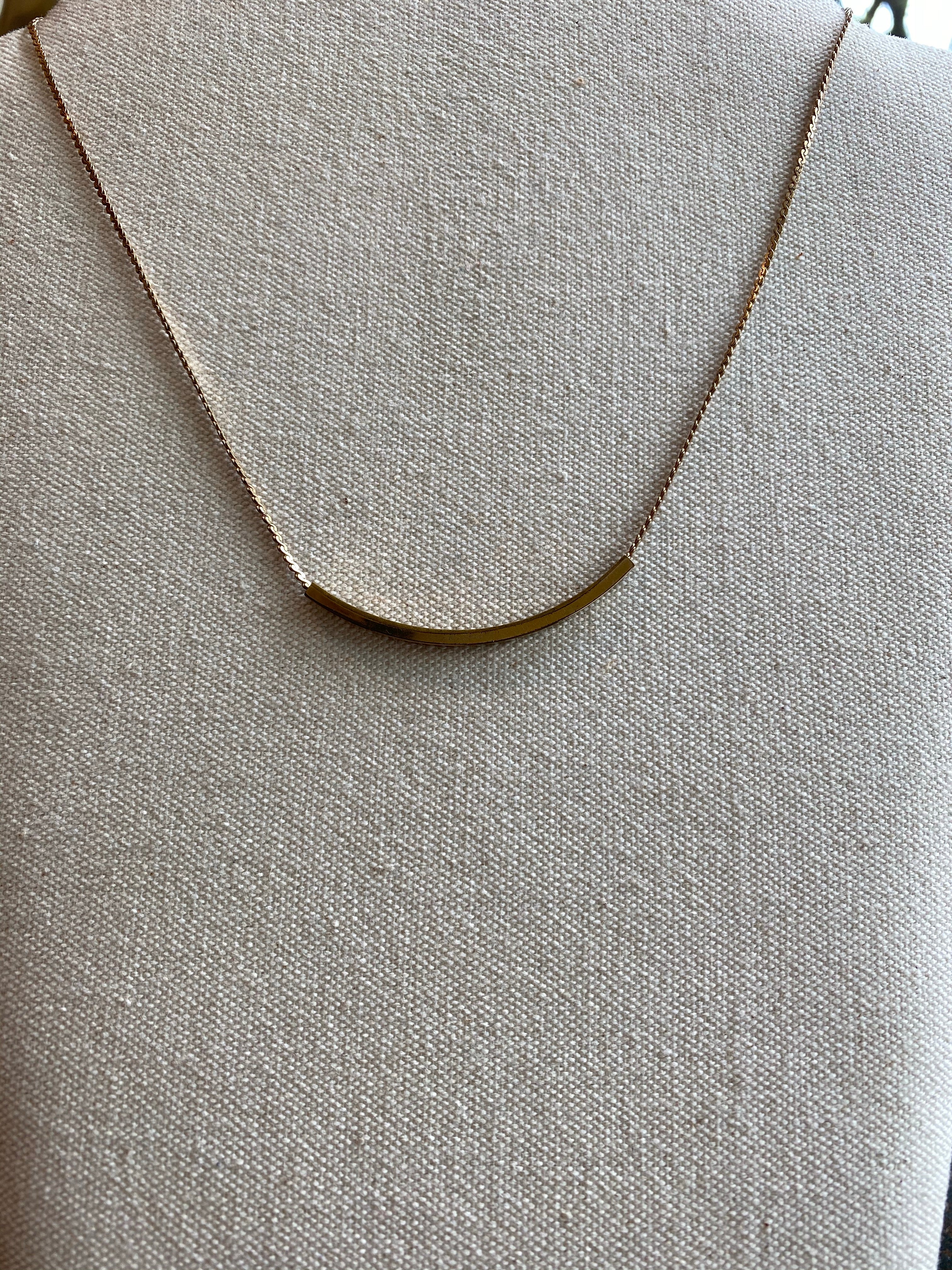 Sliding Bar Necklace