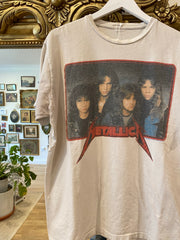 Distressed Metallica Band Tee