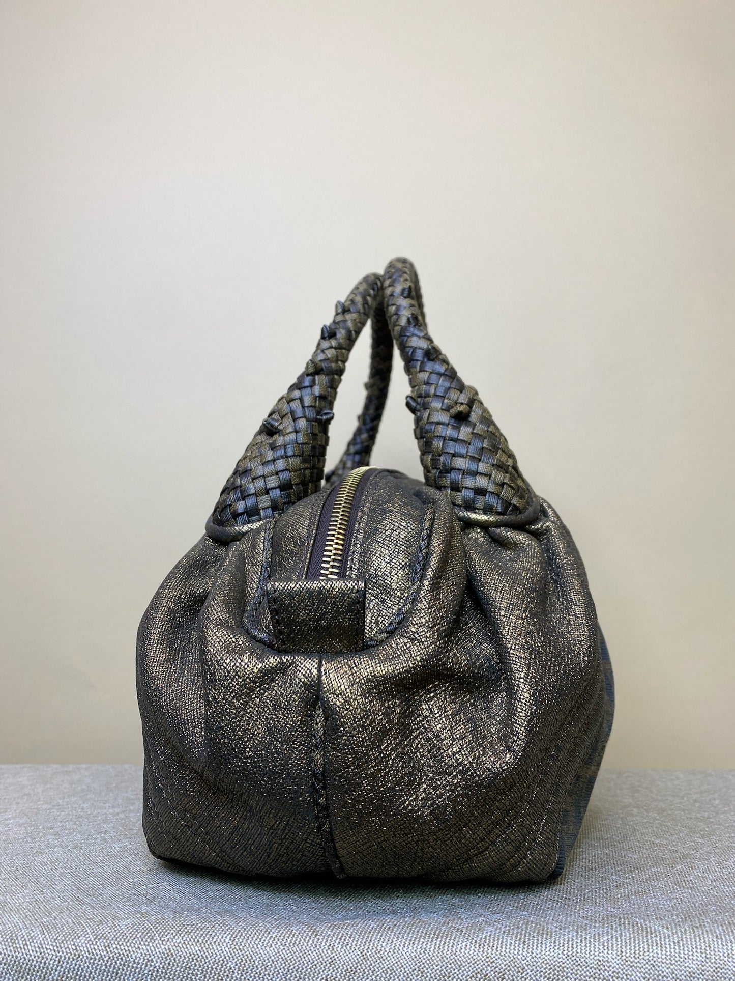 Fendi, Bauletto Spy Zucca Bronze handbag, 20